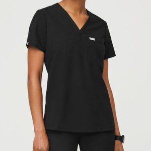 Black Catarina FIGS XS Scrub Top